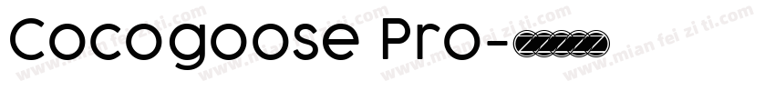 Cocogoose Pro字体转换